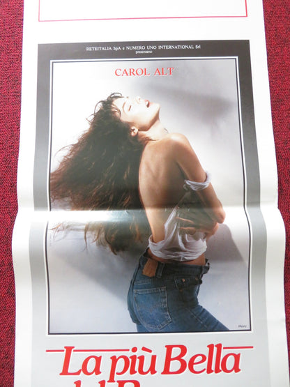 LA PUI BELLA DEL REAME ITALIAN LOCANDINA POSTER CAROL ALT JON FINCH 1989 Rendezvous Cinema Movie posters