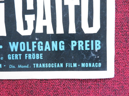 LA RAGAZZA DAGLI OCCHI DI GATTO - A ITALIAN FOTOBUSTA POSTER VERA TSCHECHOWA 1960 Rendezvous Cinema Movie posters