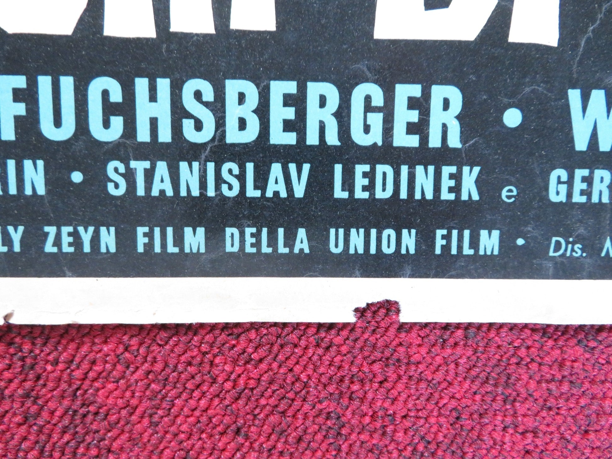 LA RAGAZZA DAGLI OCCHI DI GATTO - C ITALIAN FOTOBUSTA POSTER VERA TSCHECHOWA 1960 Rendezvous Cinema Movie posters