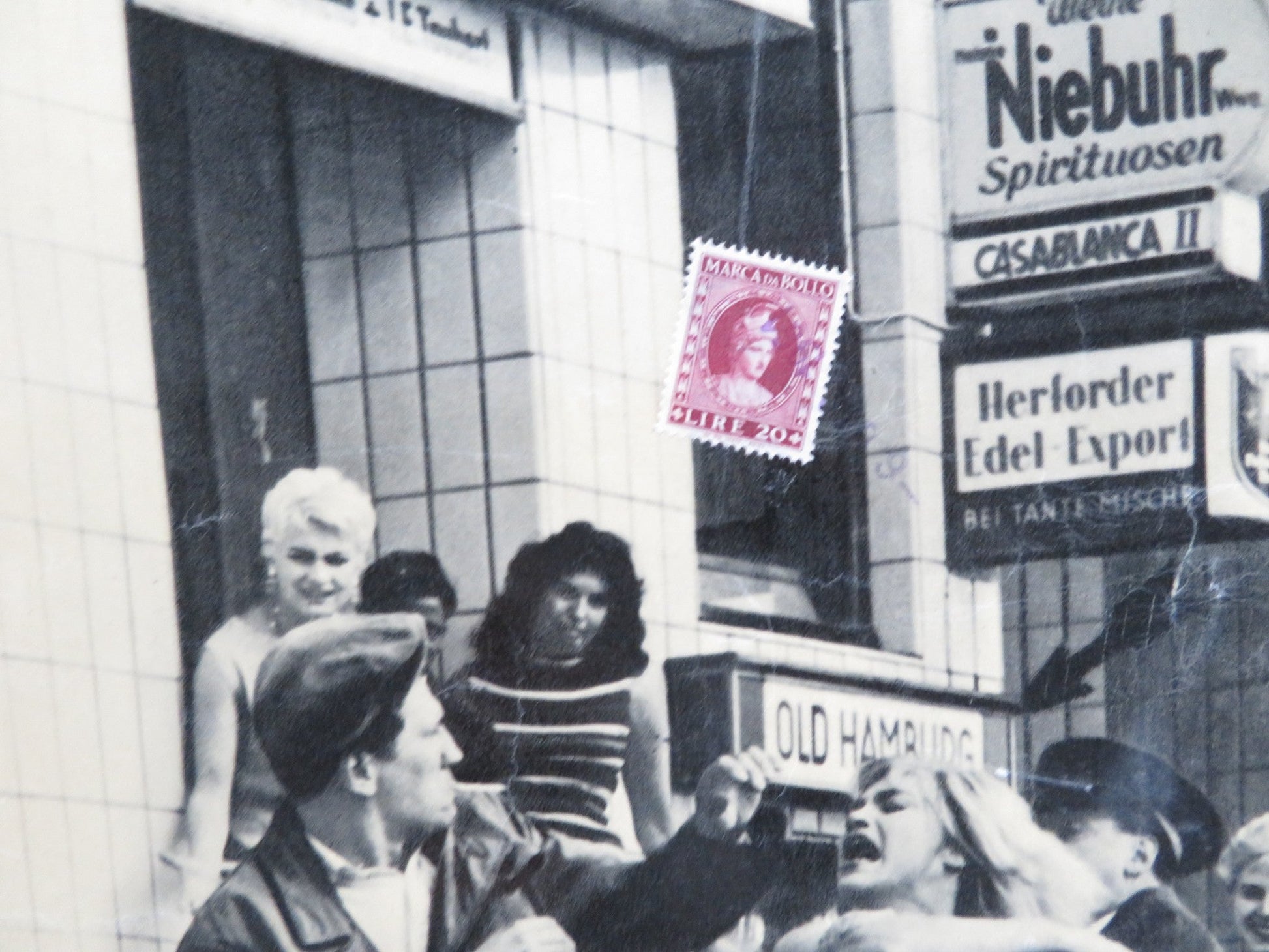 LA RAGAZZA DAGLI OCCHI DI GATTO - C ITALIAN FOTOBUSTA POSTER VERA TSCHECHOWA 1960 Rendezvous Cinema Movie posters