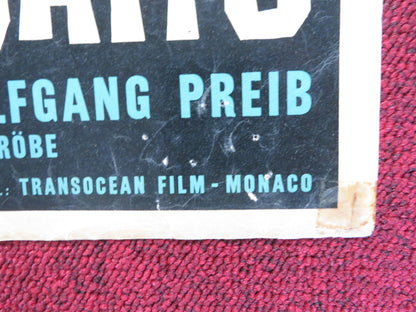 LA RAGAZZA DAGLI OCCHI DI GATTO - C ITALIAN FOTOBUSTA POSTER VERA TSCHECHOWA 1960 Rendezvous Cinema Movie posters