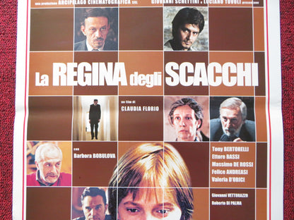 LA REGINA DEGLI SCACCHI ITALIAN LOCANDINA POSTER BARBORA BOBULOVA 2001 Rendezvous Cinema Movie posters