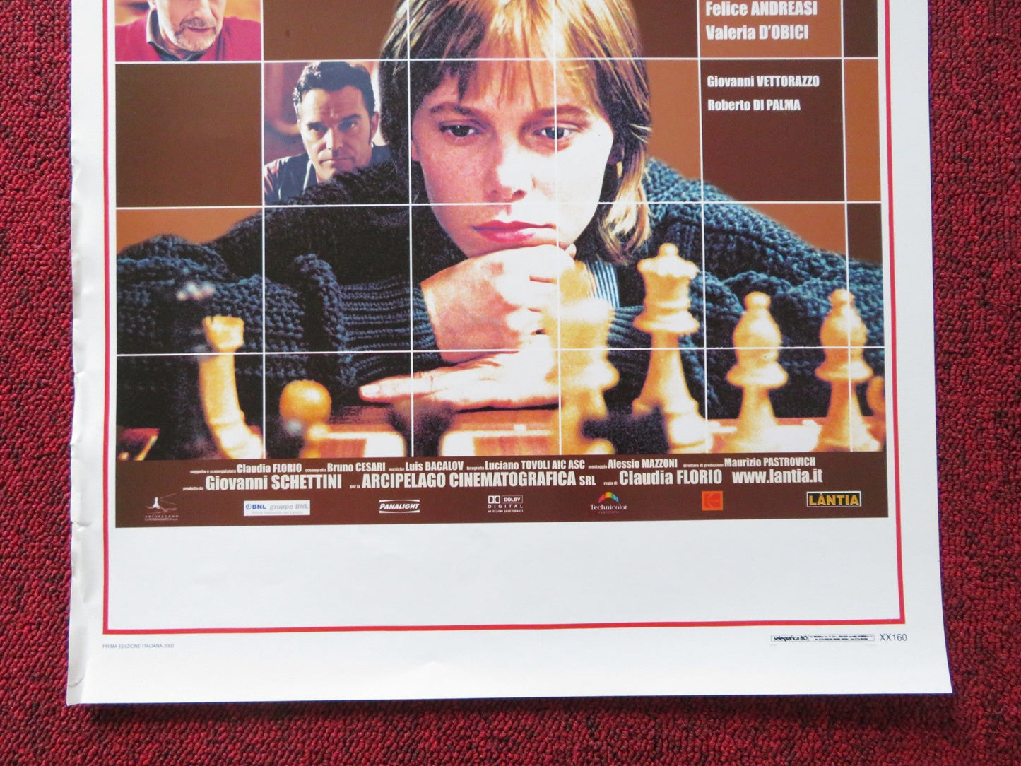 LA REGINA DEGLI SCACCHI ITALIAN LOCANDINA POSTER BARBORA BOBULOVA 2001 Rendezvous Cinema Movie posters