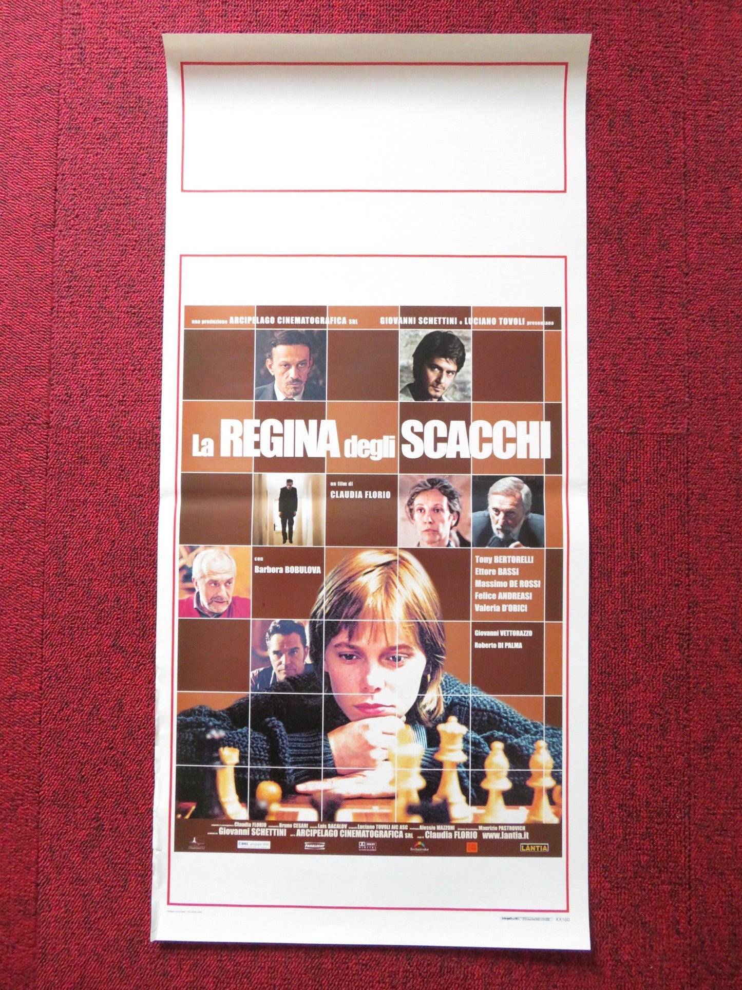 LA REGINA DEGLI SCACCHI ITALIAN LOCANDINA POSTER BARBORA BOBULOVA 2001 Rendezvous Cinema Movie posters