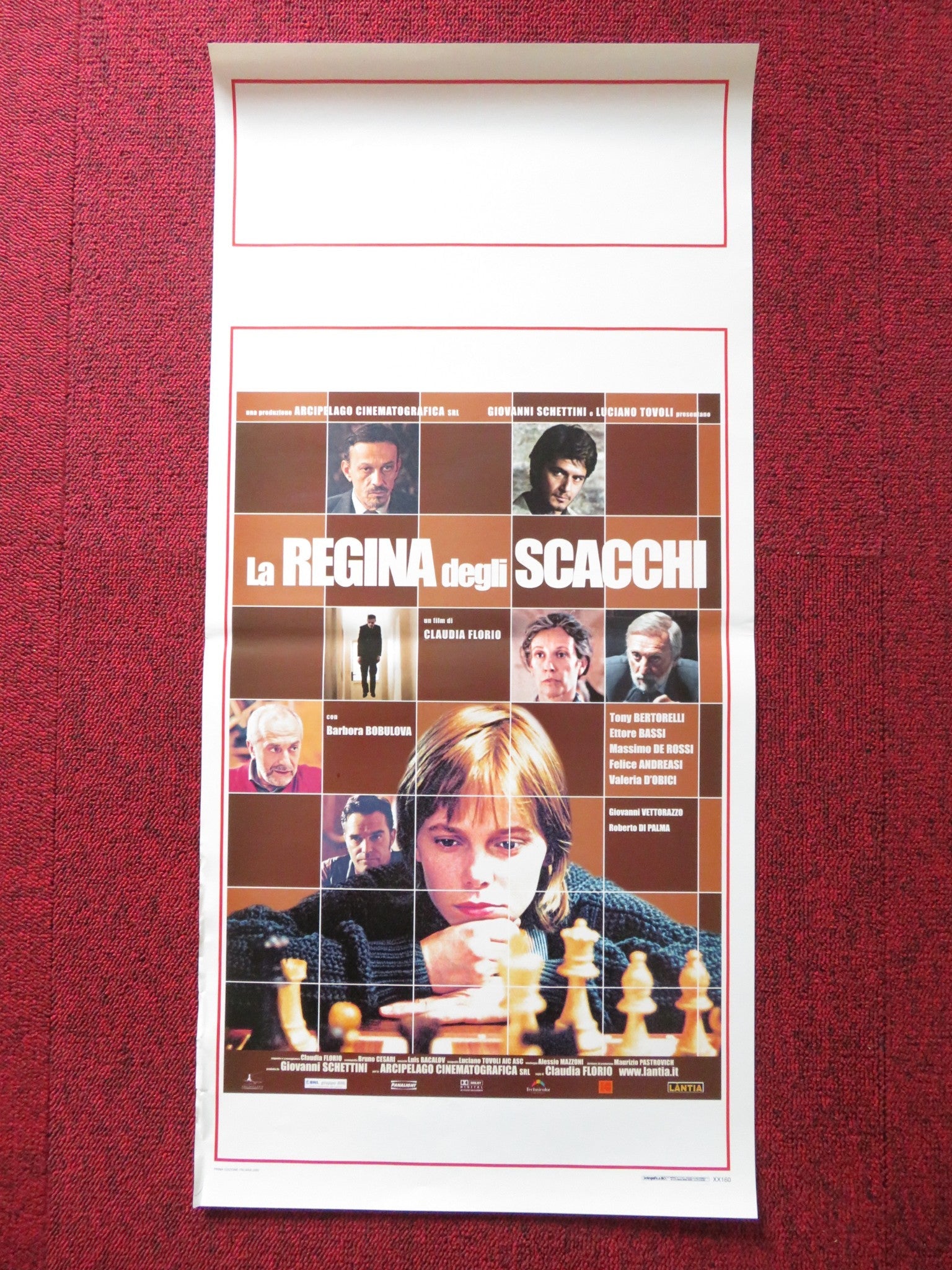 LA REGINA DEGLI SCACCHI ITALIAN LOCANDINA POSTER BARBORA BOBULOVA 2001 Rendezvous Cinema Movie posters