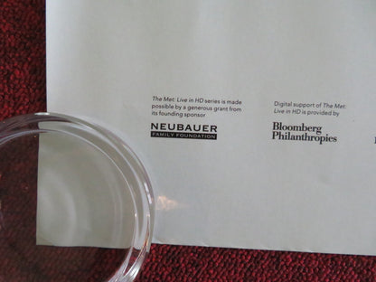 LA SONNAMBULA UK QUAD ROLLED POSTER THE METROPOLITAN OPERA BELLINI 2025 Movie posters