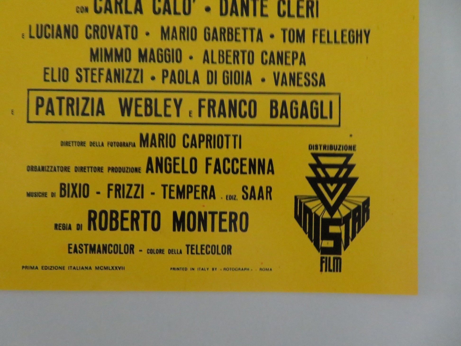 La sorprendente eredita del tontodimama Italian Fotobusta Poster Gori 1977 Movie posters