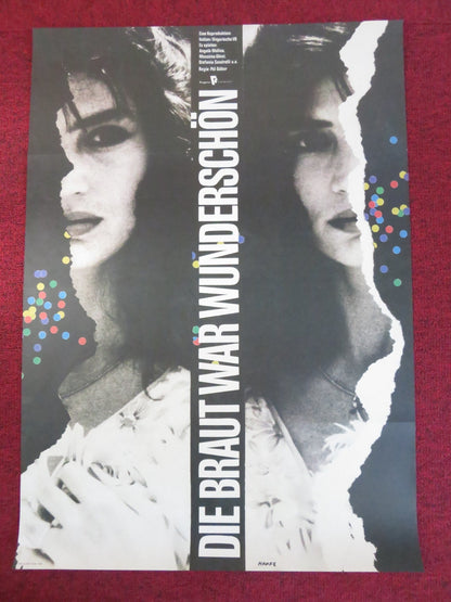 LA SPOSA ERA BELLISSIMA GERMAN POSTER ROLLED ANGELA MOLINA MASSIMO GHINI 1987 Rendezvous Cinema Movie posters