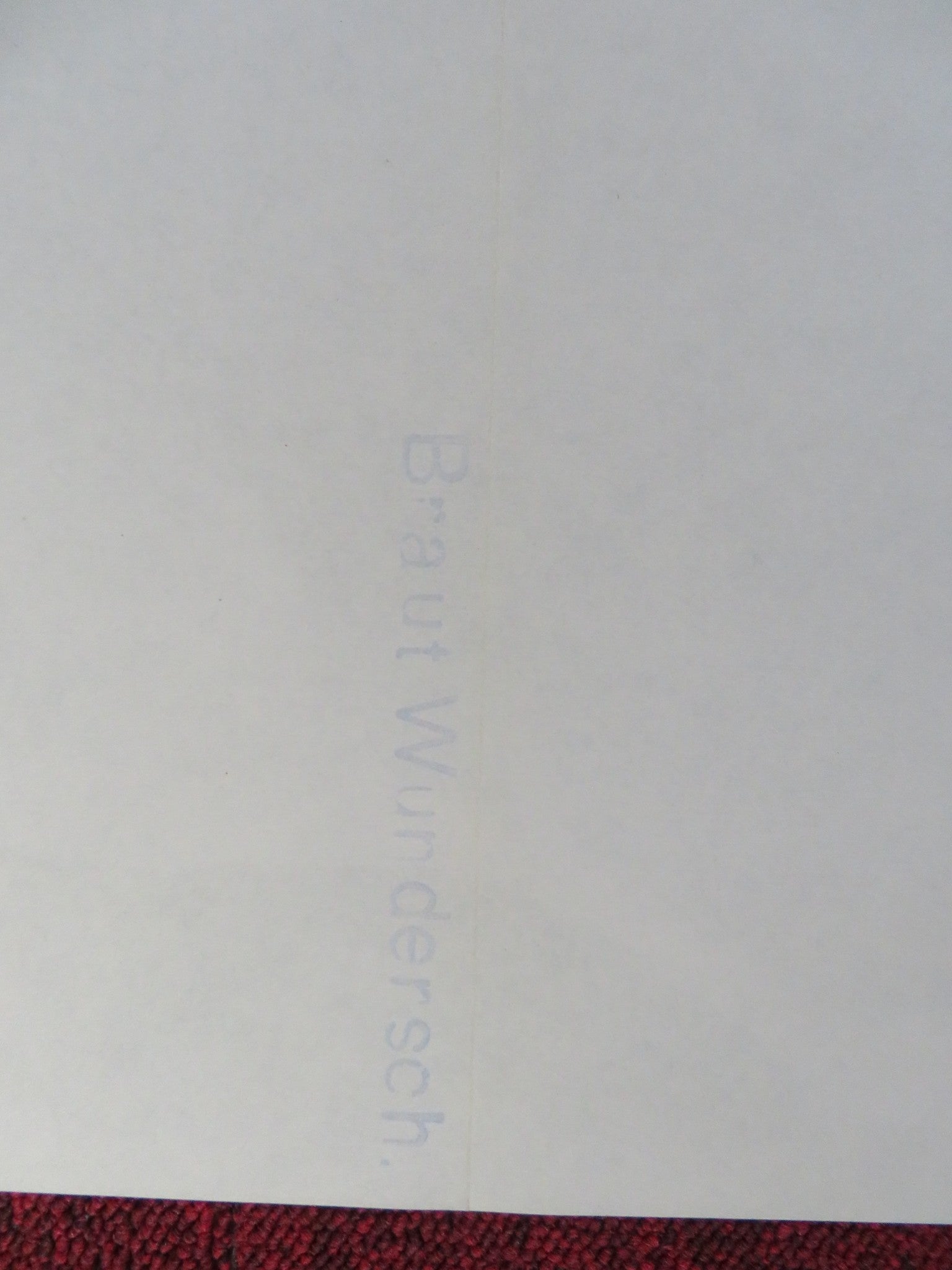 LA SPOSA ERA BELLISSIMA GERMAN POSTER ROLLED ANGELA MOLINA MASSIMO GHINI 1987 Rendezvous Cinema Movie posters