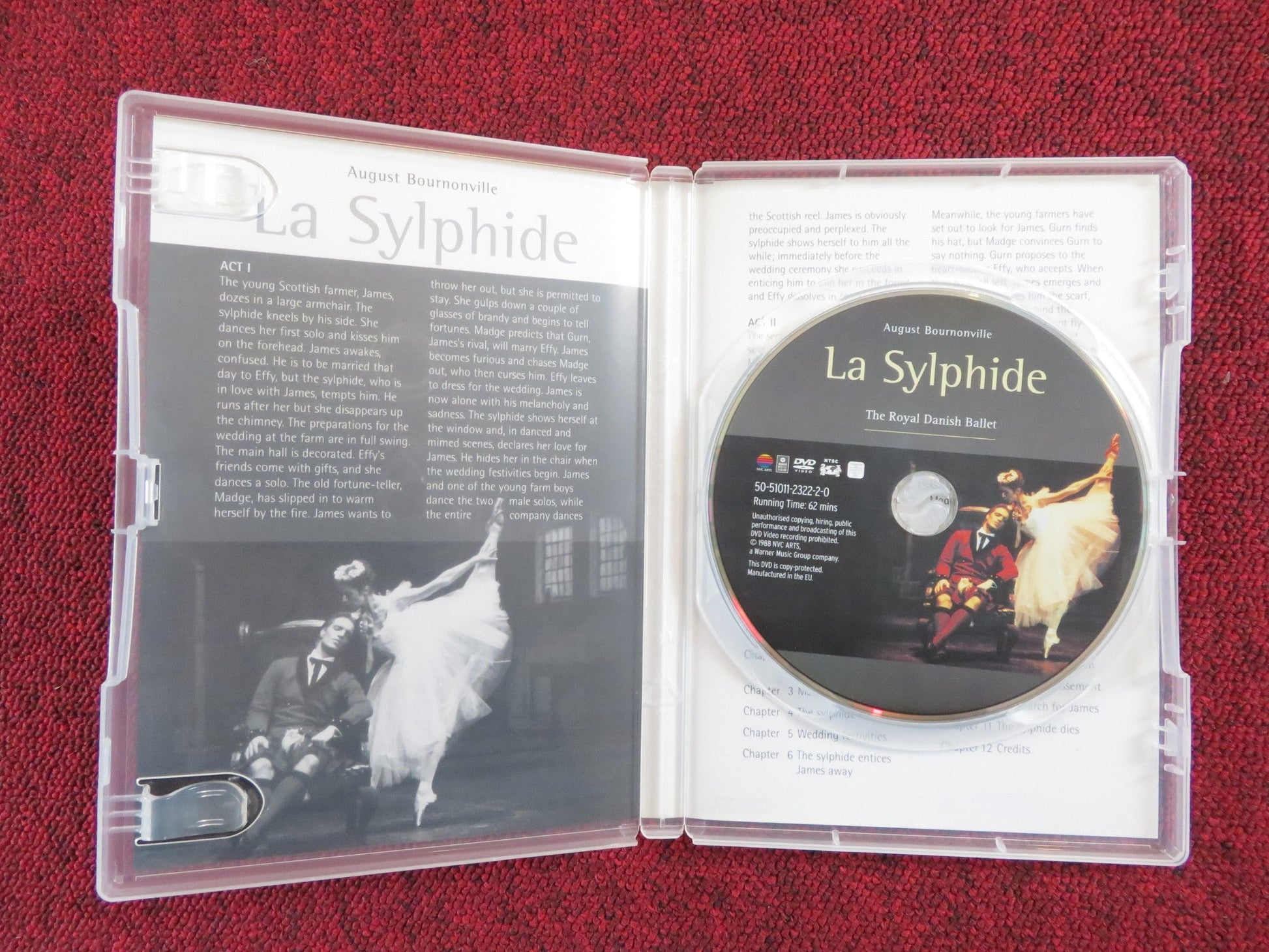 LA SYLPHIDE THE ROYAL DANISH BALLET (DVD) AUGUST BOURNONVILLE '88 REGION 2,3,4,5 Rendezvous Cinema Movie posters