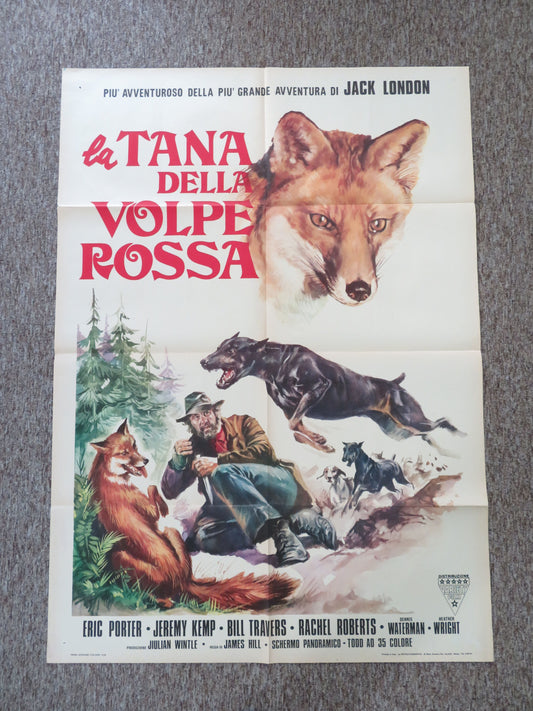 La tana della volpe rossa Italian 2 Foglio Poster Eric Porter Jeremy Kemp 1974 Movie posters