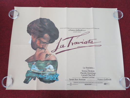 La Traviata UK Quad Rolled Poster Teresa Stratas Plácido Domingo 1982 Movie posters