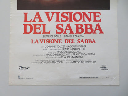 La Visione Del Sabba - B ITALIAN LOCANDINA POSTER DALLE DANIEL EZRALOW 1988 Movie posters