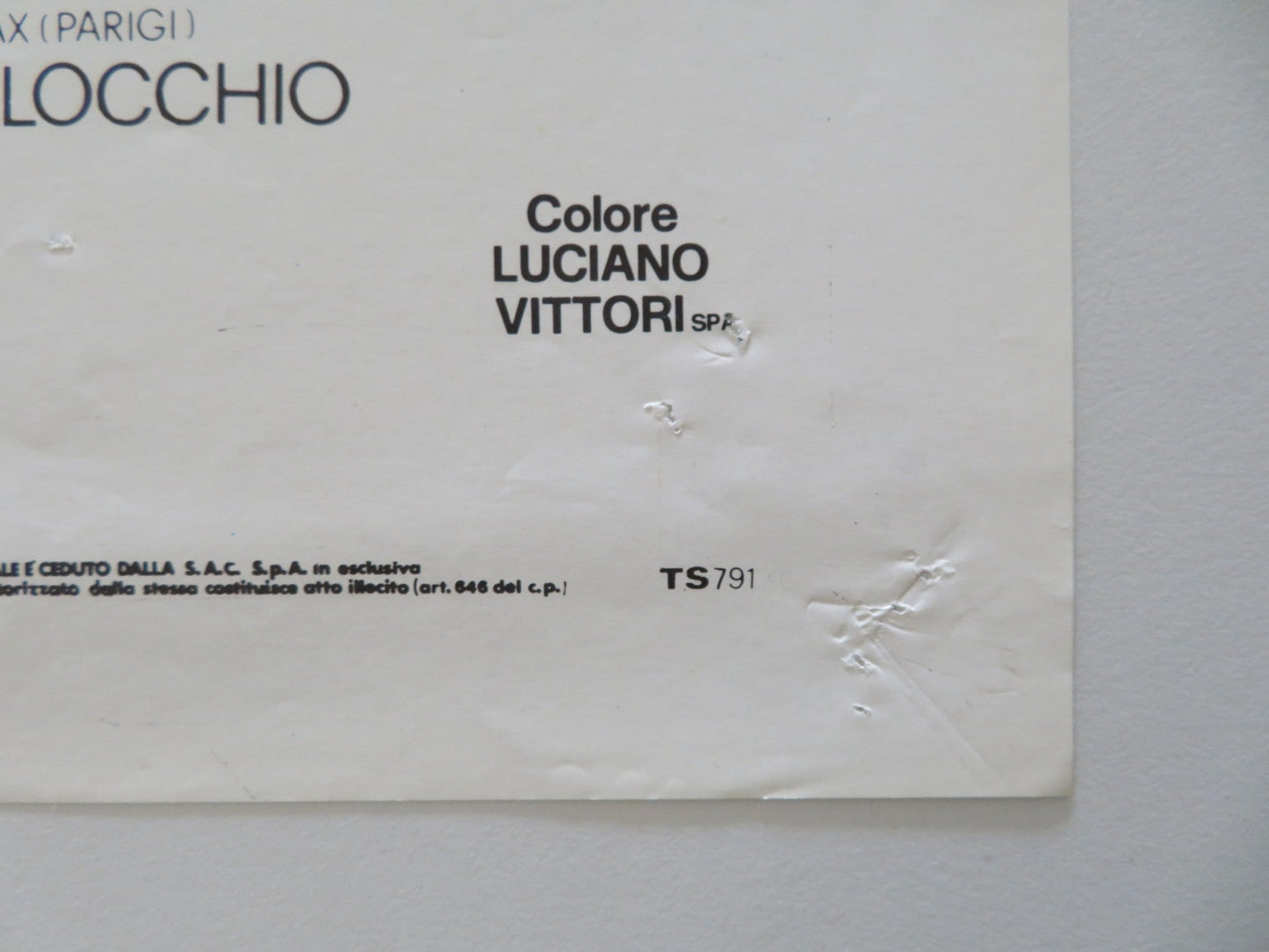 La Visione Del Sabba - B ITALIAN LOCANDINA POSTER DALLE DANIEL EZRALOW 1988 Movie posters