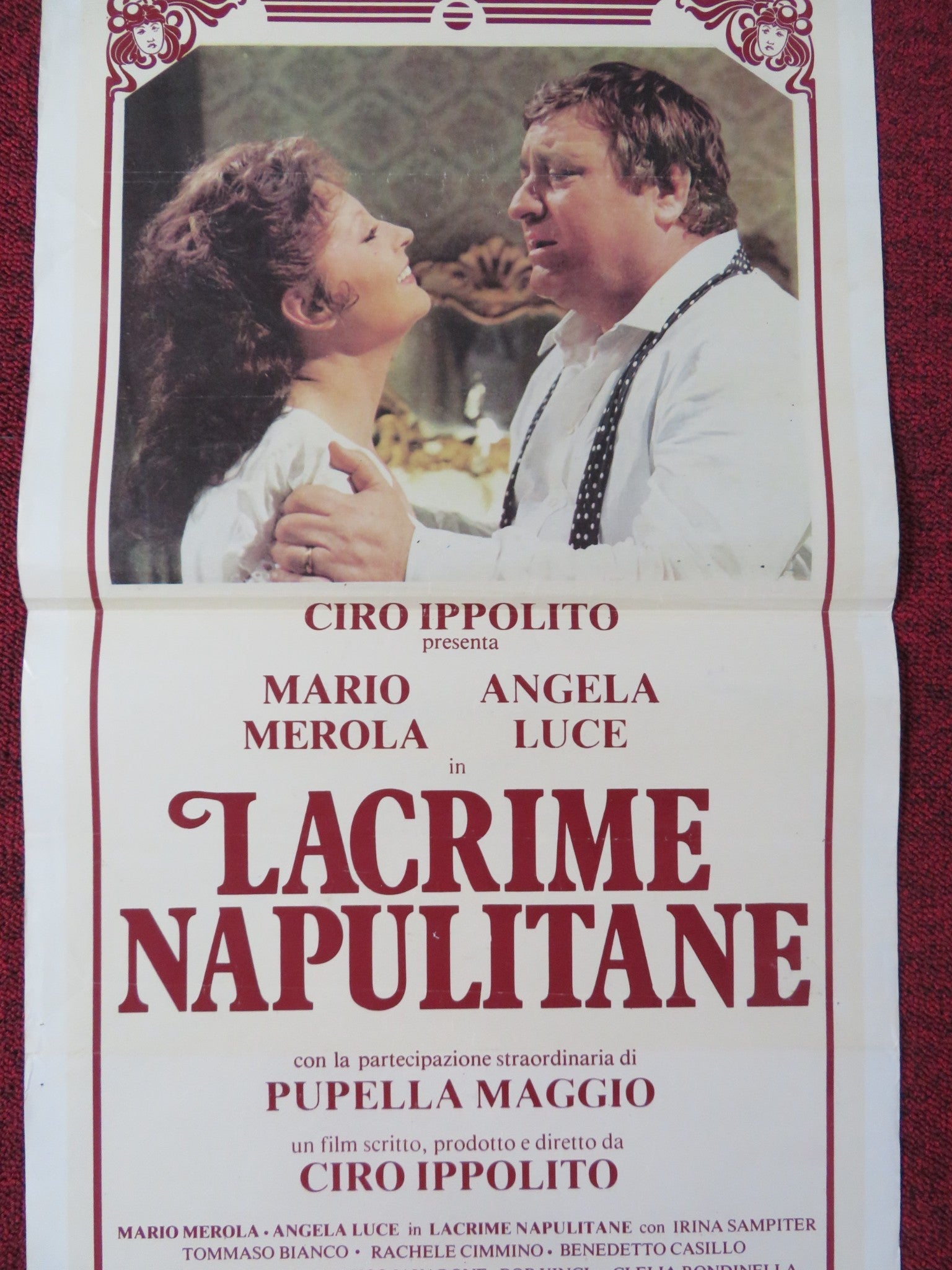 LACRIME NAPULITANE ITALIAN LOCANDINA POSTER MARIO MEROLA ANGELA LUCE 1981 Rendezvous Cinema Movie posters