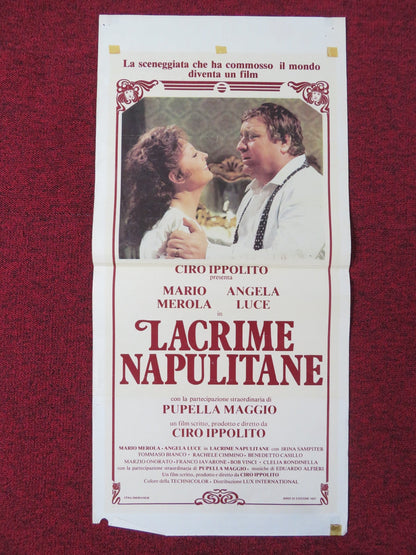 LACRIME NAPULITANE ITALIAN LOCANDINA POSTER MARIO MEROLA ANGELA LUCE 1981 Rendezvous Cinema Movie posters