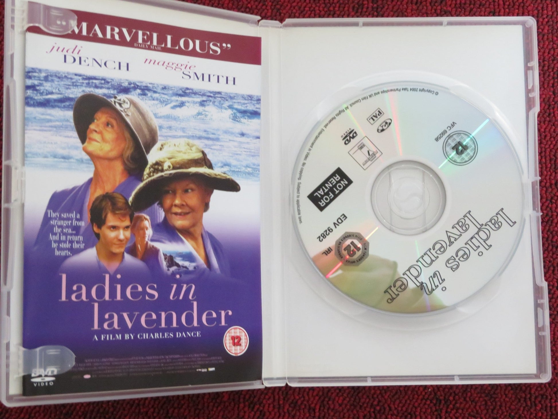 LADIES IN LAVENDER (DVD) MAGGIE SMITH JUDI DENCH 2004 REGION 2 Rendezvous Cinema Movie posters