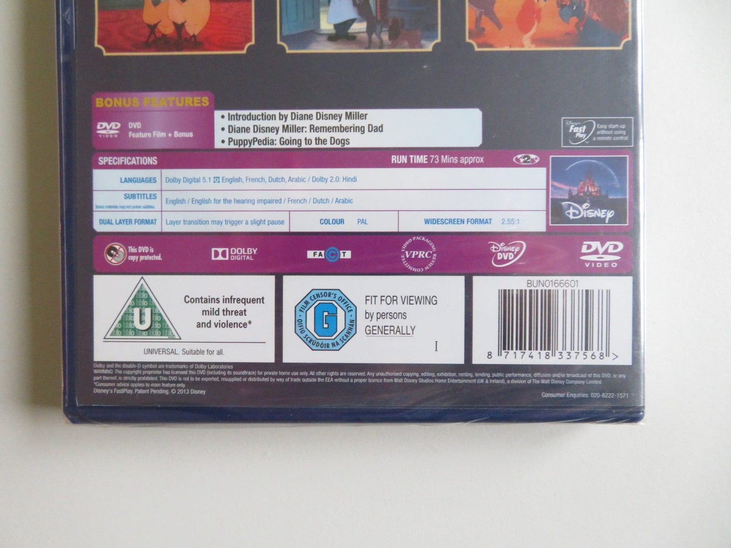 LADY AND THE TRAMP (DVD) DISNEY PEGGY LEE LARRY ROBERTS 1955 REGION 2 Movie posters