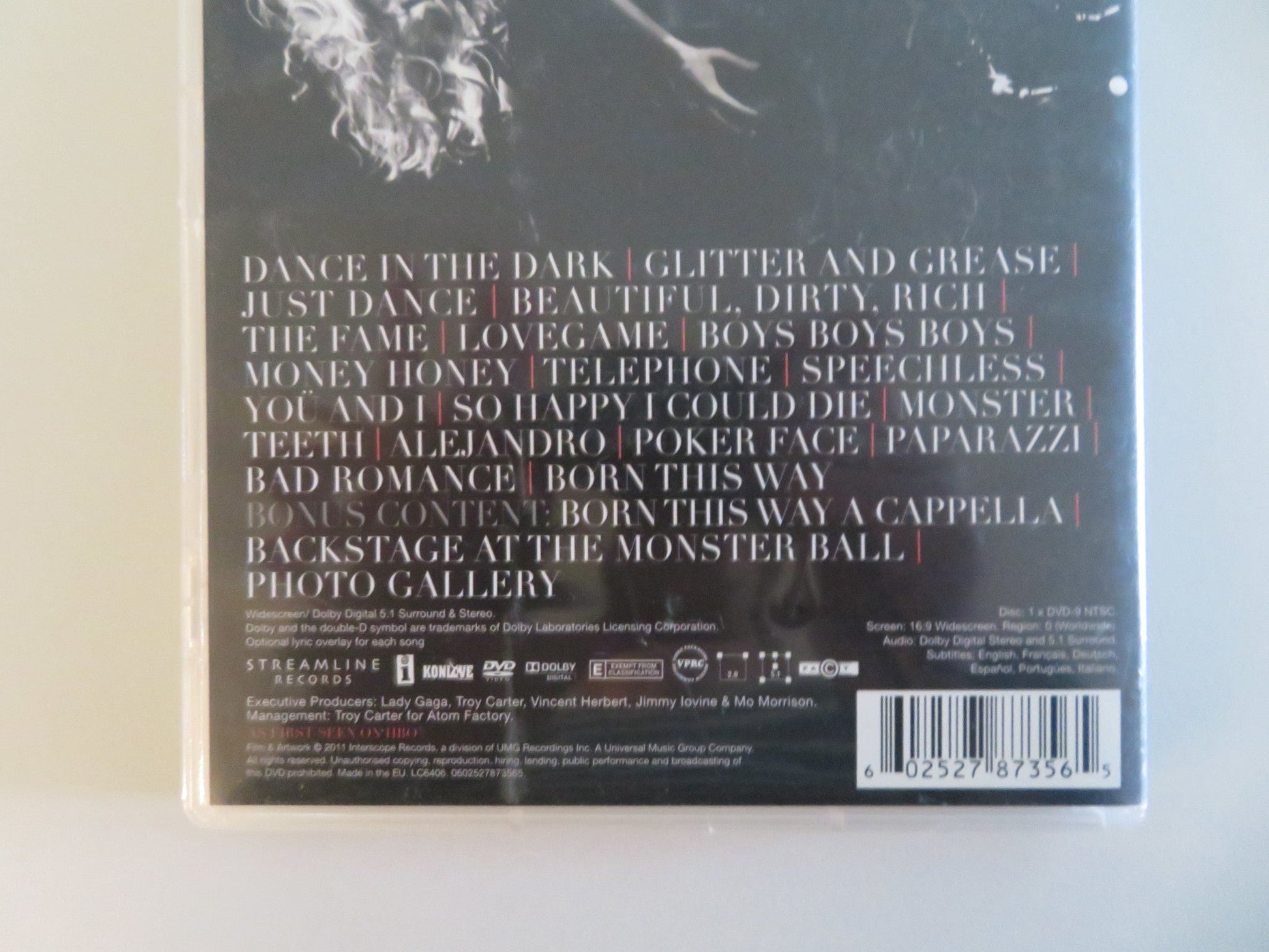 LADY GAGA PRESENTS: THE MONSTER BALL TOUR AT MADISON SQUARE (DVD) 2011 REGION 0 Movie posters