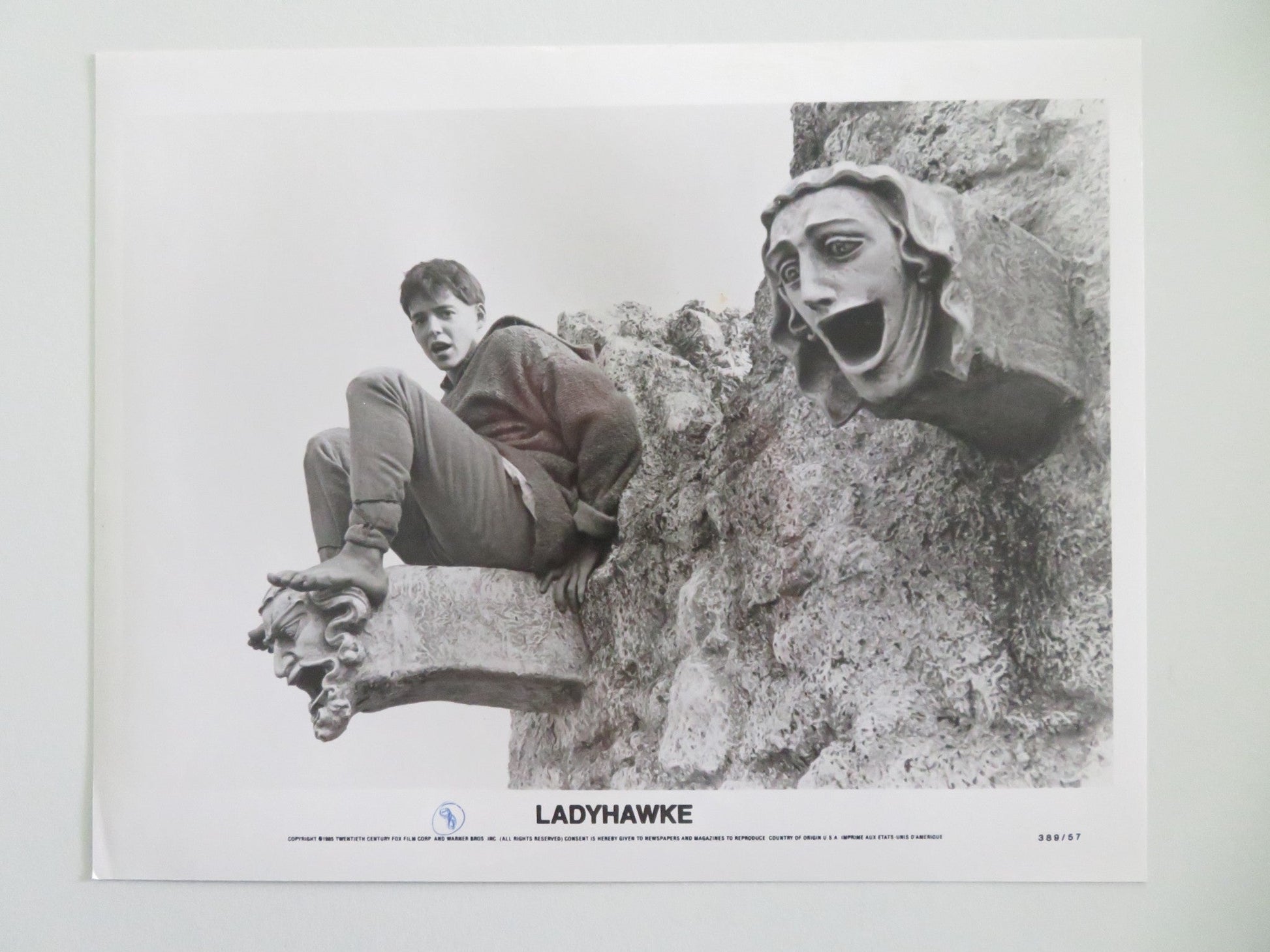 LADYHAWKE MOVIE STILL PHOTO LOT OF 7 MATTHEW BRODERICK RUTGER HAUER 1985 Movie posters