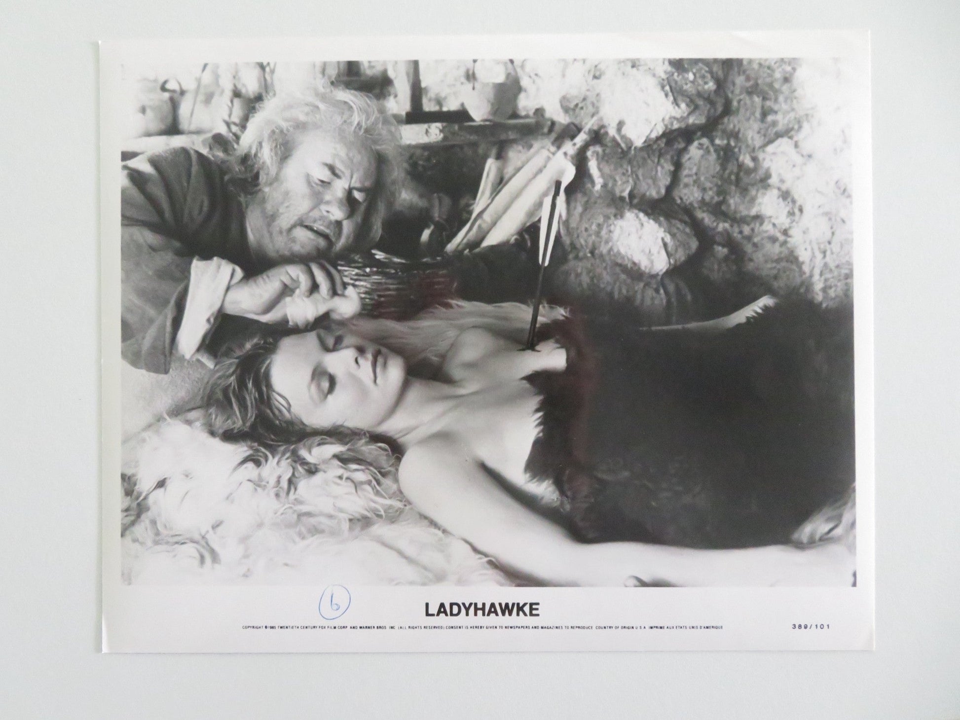 LADYHAWKE MOVIE STILL PHOTO LOT OF 7 MATTHEW BRODERICK RUTGER HAUER 1985 Movie posters