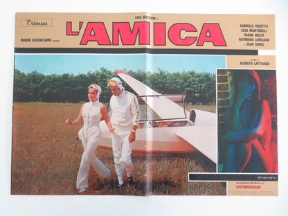 L'AMICA - G ITALIAN FOTOBUSTA POSTER LISA GASTONI GABRIELE FERZETTI 1969 Movie posters