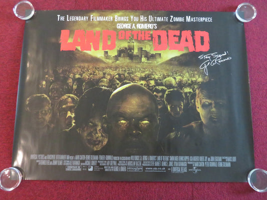 LAND OF THE DEAD UK QUAD ROLLED POSTER DENNIS HOPPER JOHN LEGUIZAMO 2005 Movie posters