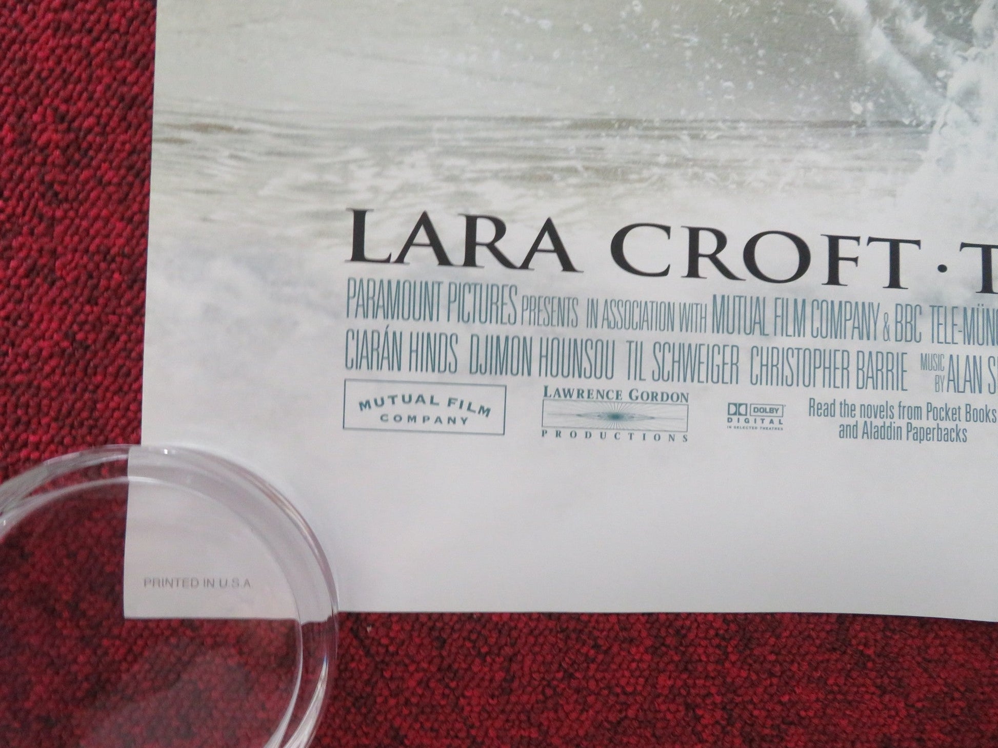LARA CROFT TOMB RAIDER - THE CRADLE OF LIFE US ONE SHEET ROLLED POSTER 2003 Movie posters