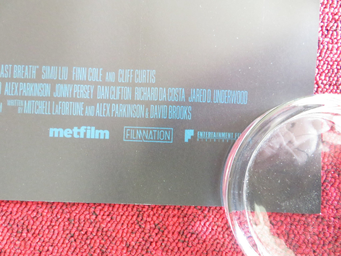 LAST BREATH UK QUAD ROLLED POSTER WOODY HARRELSON SIMU LIU 2025 Rendezvous Cinema Movie posters