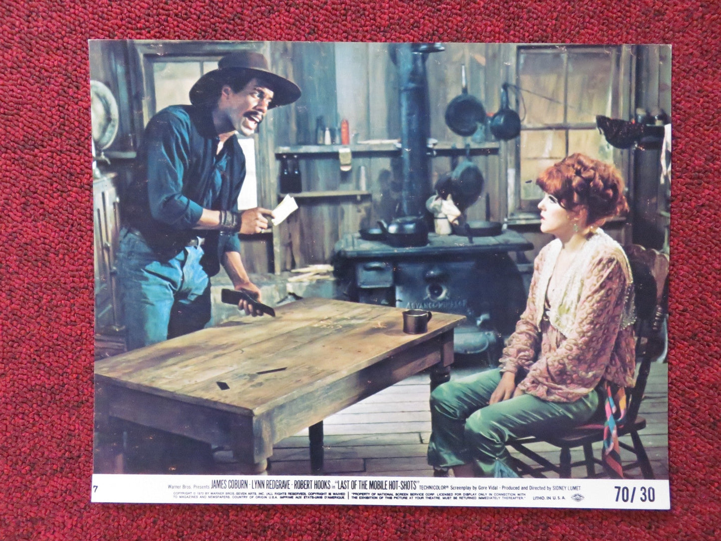 LAST OF THE MOBILE HOT - SHOTS - 7 LOBBY CARD JAMES COBURN LYNN REDGRAVE 1970 Rendezvous Cinema Movie posters