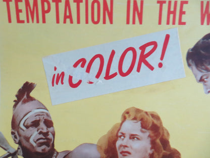 Last of the Redmen US Insert Poster Jon Hall Michael O'Shea 1947 Movie posters
