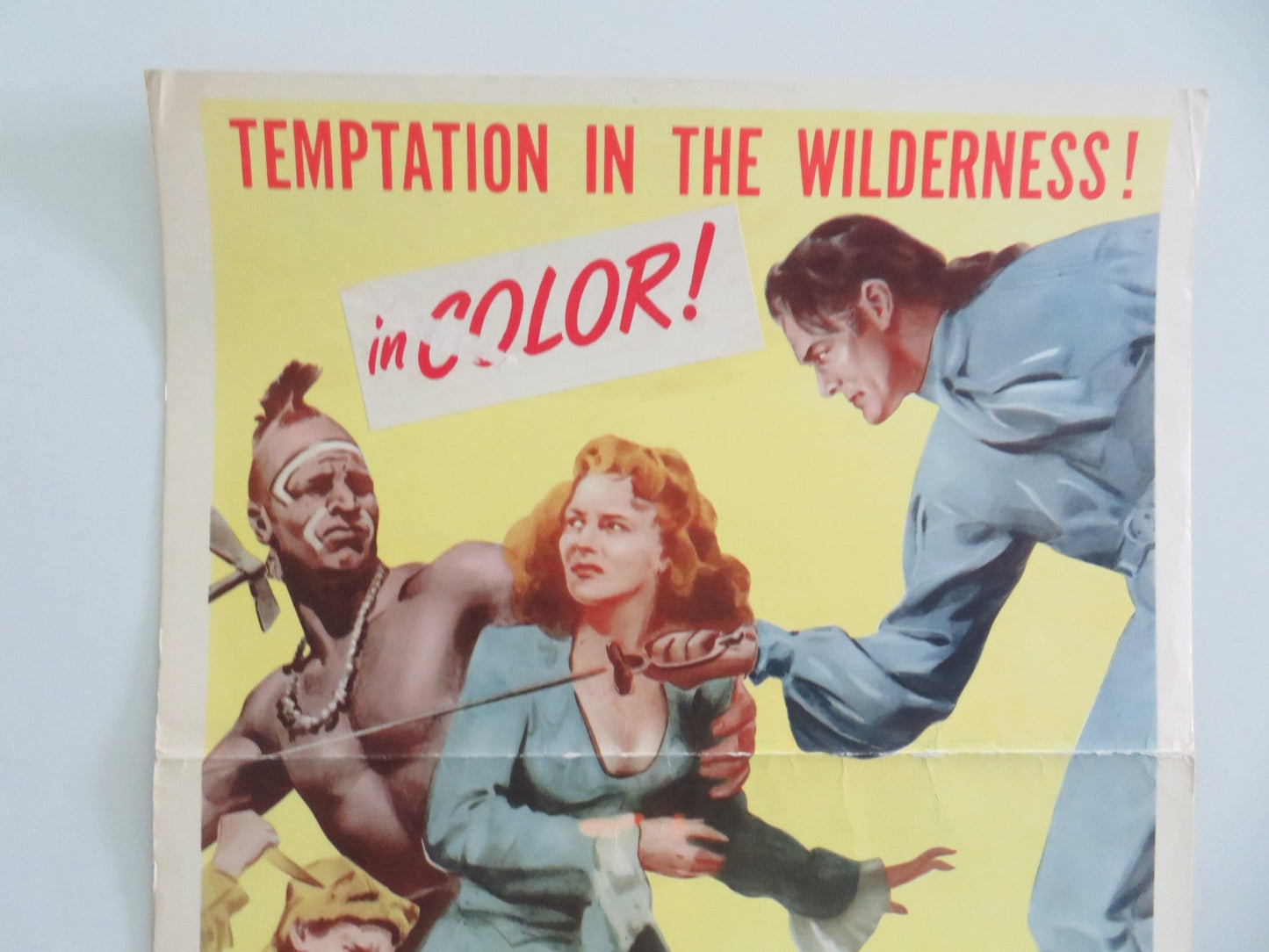 Last of the Redmen US Insert Poster Jon Hall Michael O'Shea 1947 Movie posters