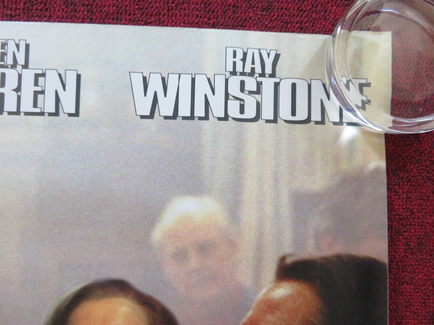 LAST ORDERS UK QUAD ROLLED POSTER MICHAEL CAINE TOM COURTENAY 2001 Rendezvous Cinema Movie posters