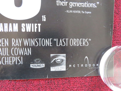 LAST ORDERS UK QUAD ROLLED POSTER MICHAEL CAINE TOM COURTENAY 2001 Rendezvous Cinema Movie posters