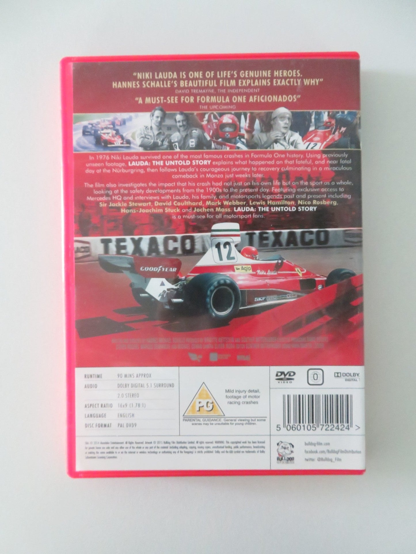 LAUDA: THE UNTOLD STORY (DVD) NIKI LAUDA MARK WEBBER L. HAMILTON 2014 REGION 0 - Rendezvous Cinema
