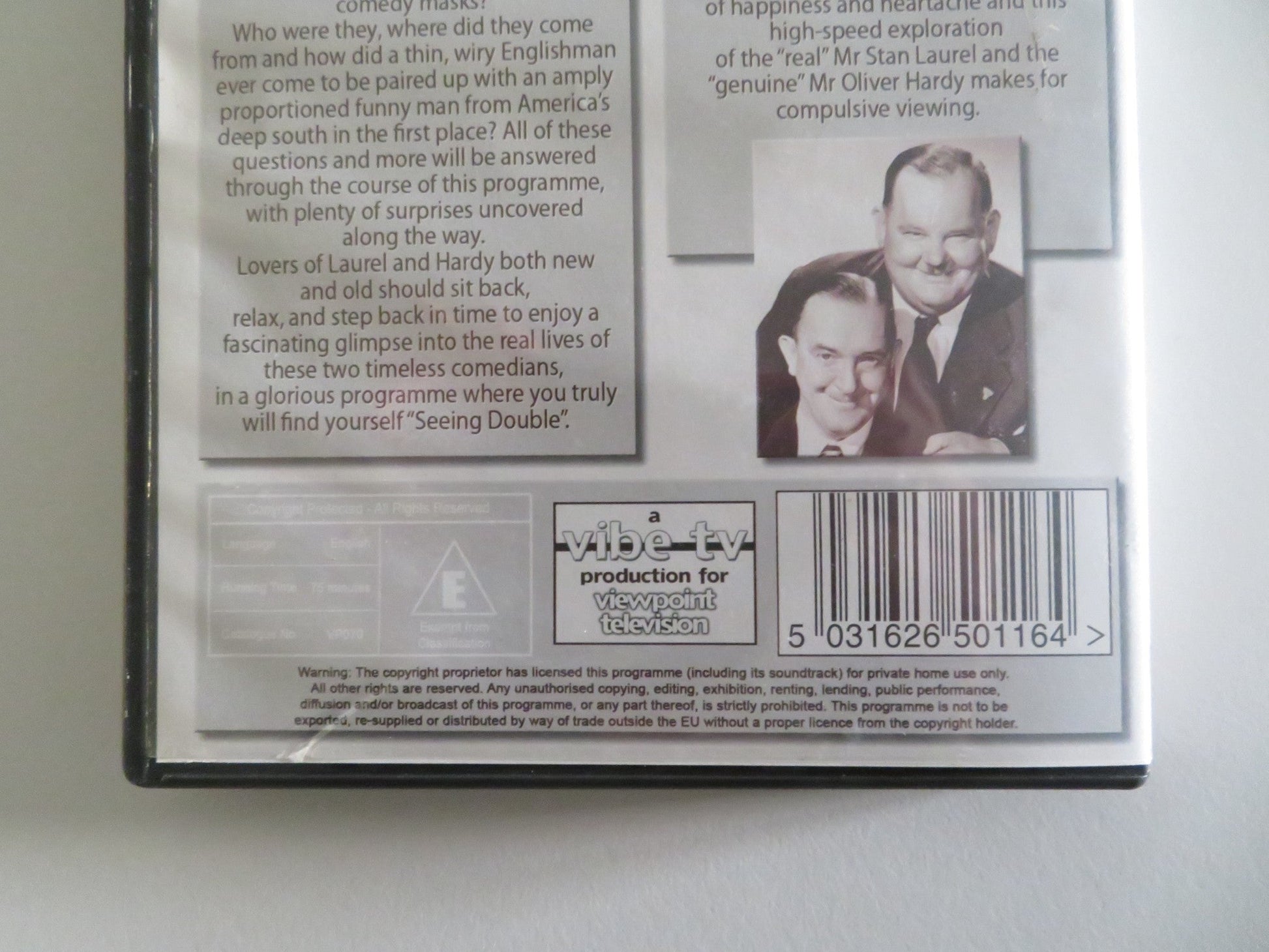 LAUREL & HARDY SEEING DOUBLE PLUS 15 MINUTES OF FAME (DVD) STAN LAUREL O. HARDY Movie posters