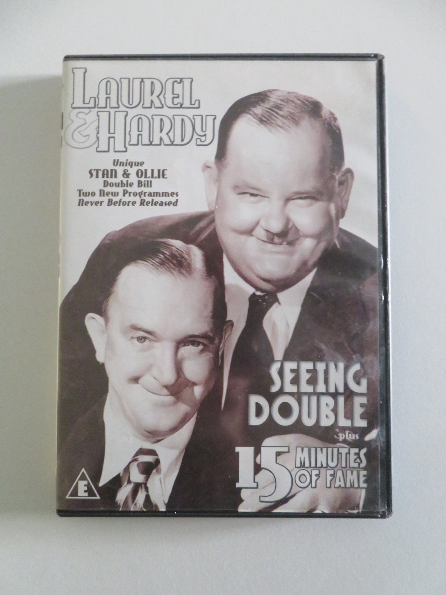 LAUREL & HARDY SEEING DOUBLE PLUS 15 MINUTES OF FAME (DVD) STAN LAUREL O. HARDY Movie posters