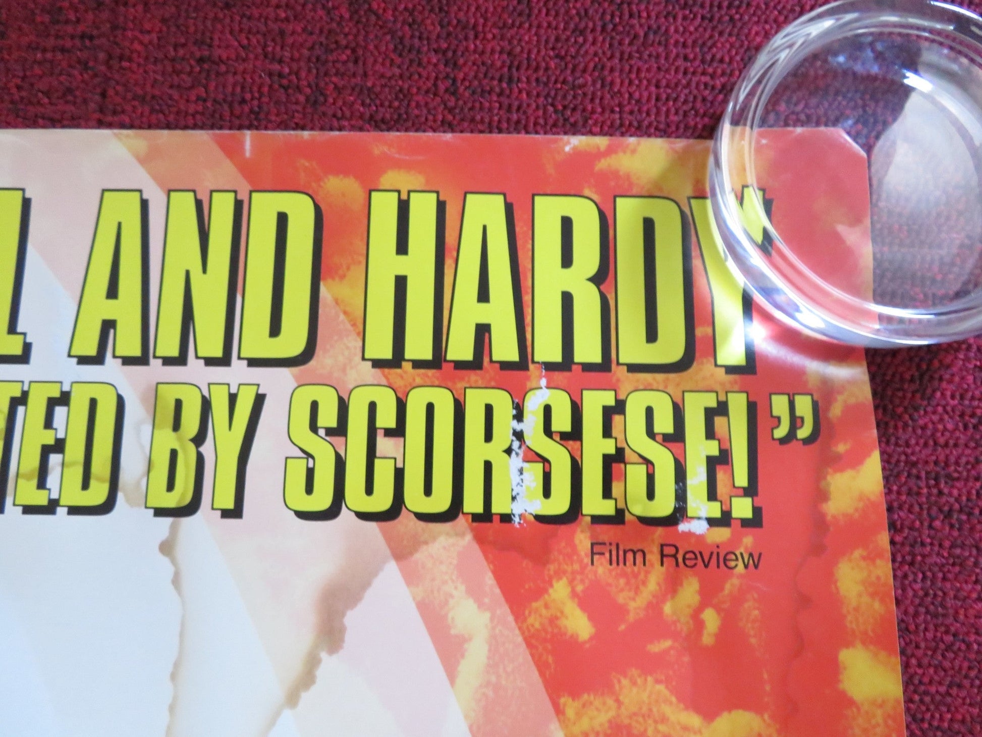 LAVA UK QUAD ROLLED POSTER JAMES HOLMES NICOLA STAPLETON 2001 Rendezvous Cinema Movie posters