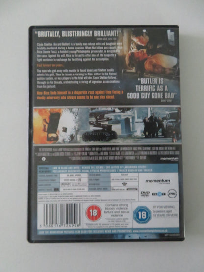 LAW ABIDING CITIZEN - B (DVD) GERARD BUTLER JAMIE FOXX 2009 REGION 2 Movie posters