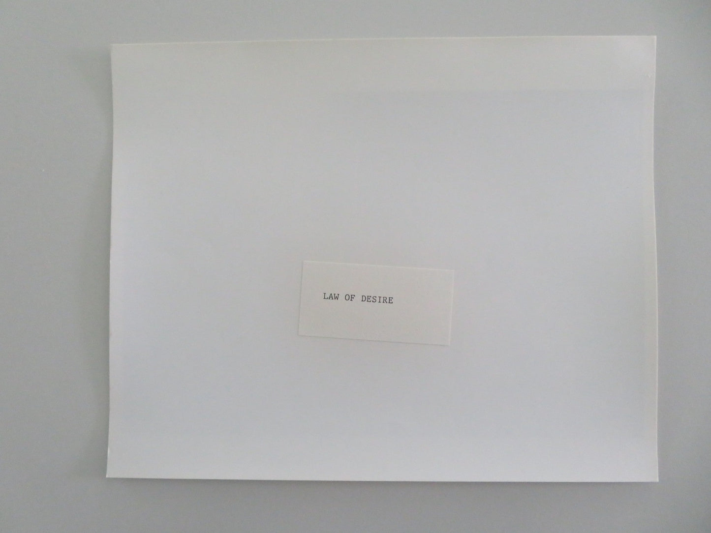 LAW OF DESIRE - B MOVIE STILL PHOTO ANTONIO BANDERAS 1987 Movie posters