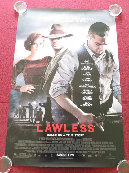 LAWLESS US ONE SHEET ROLLED POSTER TOM HARDY SHIA LABEOUF 2012 Rendezvous Cinema Movie posters