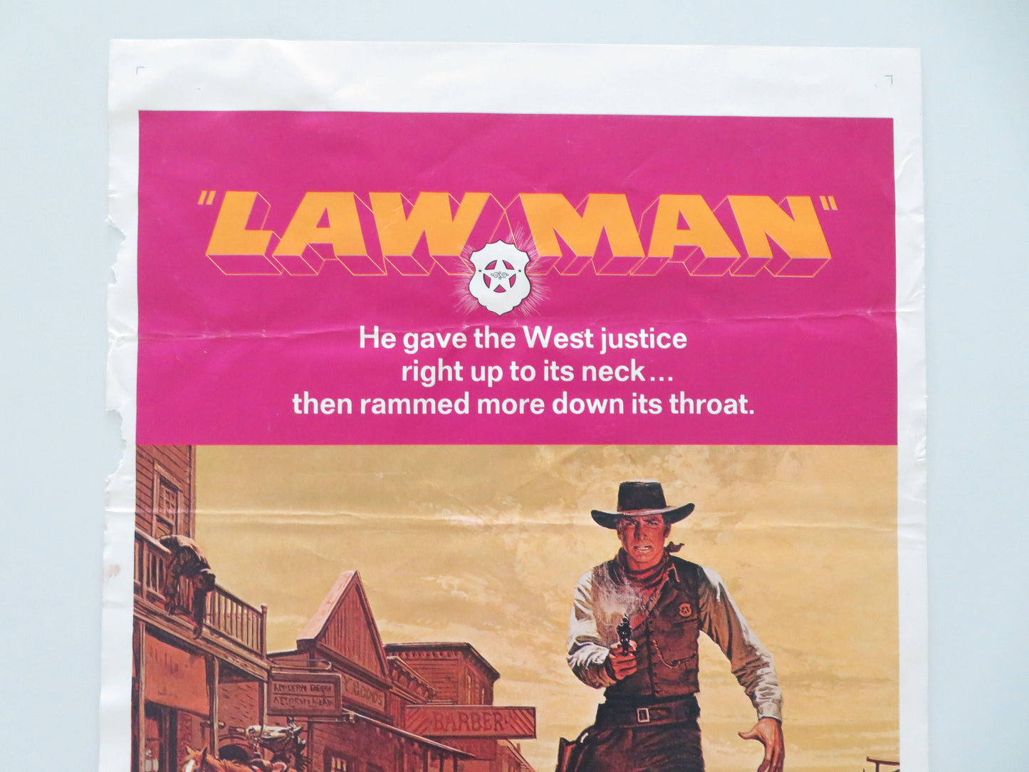 Lawman US Insert Poster Burt Lancaster Robert Ryan 1971 Movie posters
