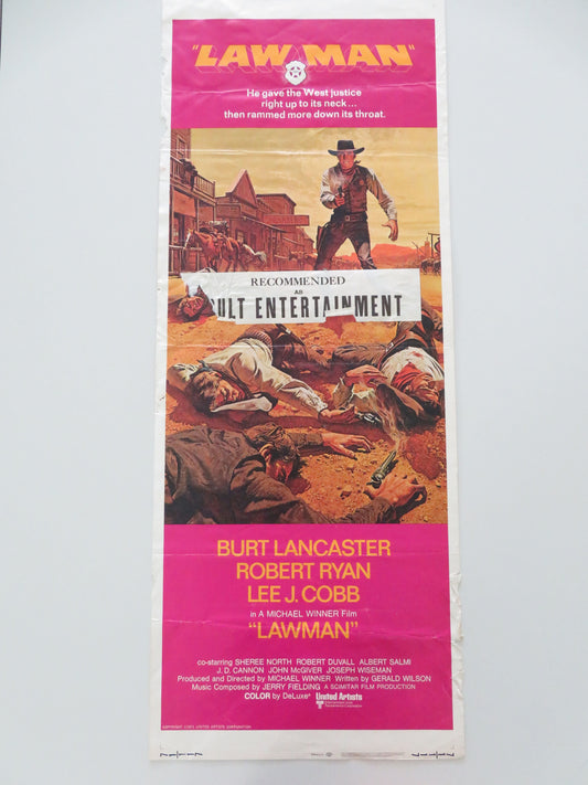 Lawman US Insert Poster Burt Lancaster Robert Ryan 1971 Movie posters