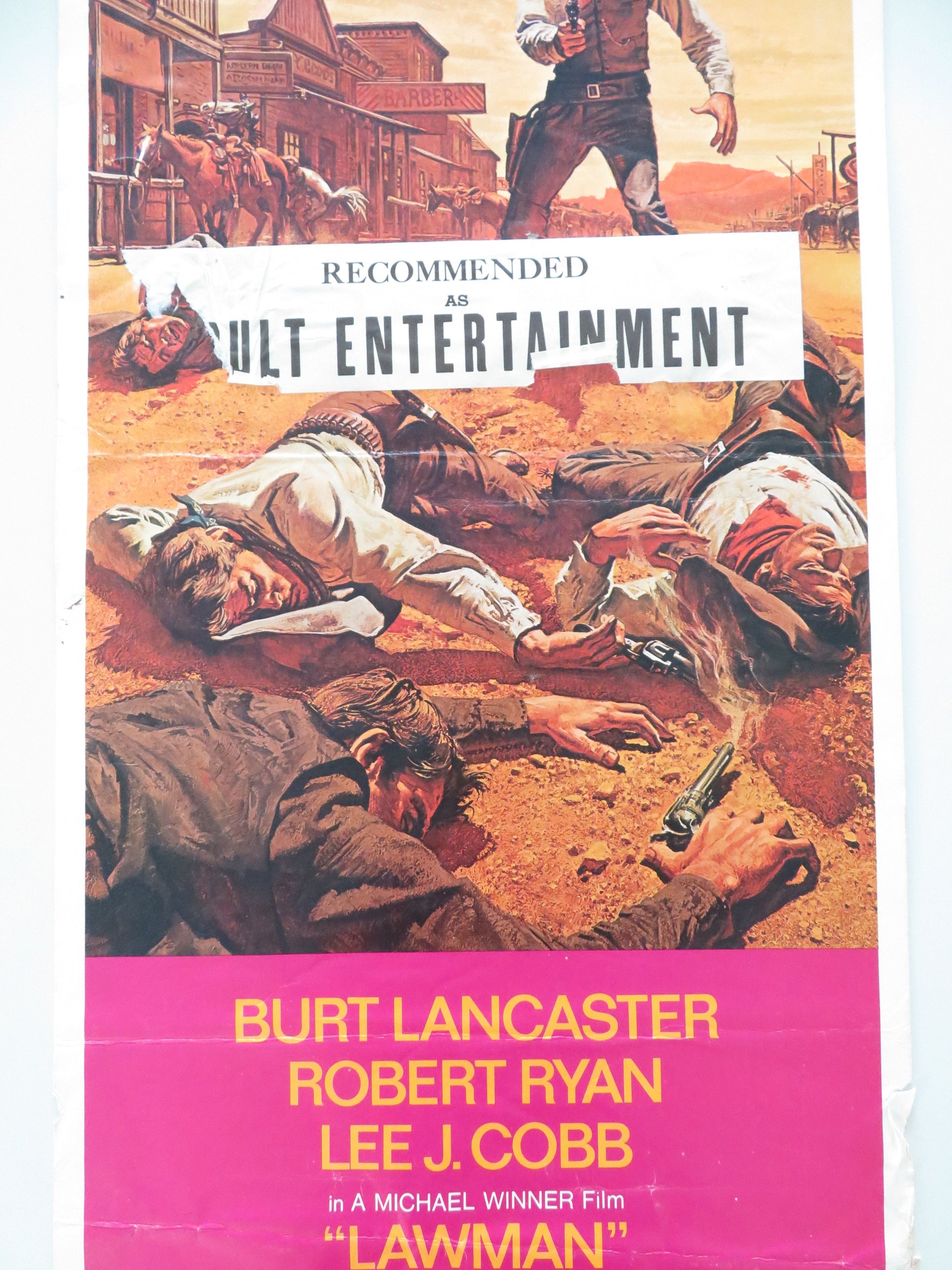 Lawman US Insert Poster Burt Lancaster Robert Ryan 1971 Movie posters