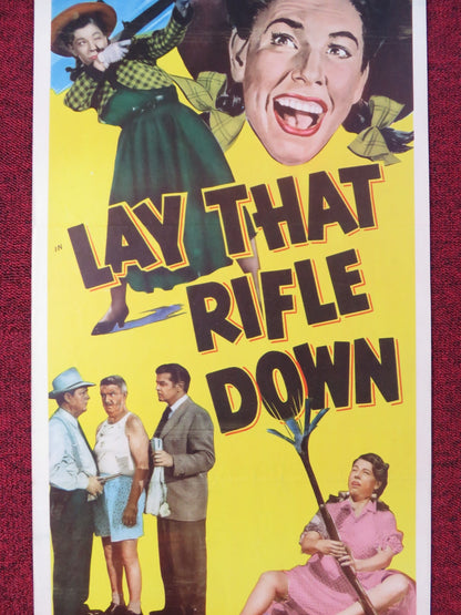 LAY THAT RIFLE DOWN US INSERT POSTER JUDY CANOVA ROBERT LOWERY 1955 Rendezvous Cinema Movie posters