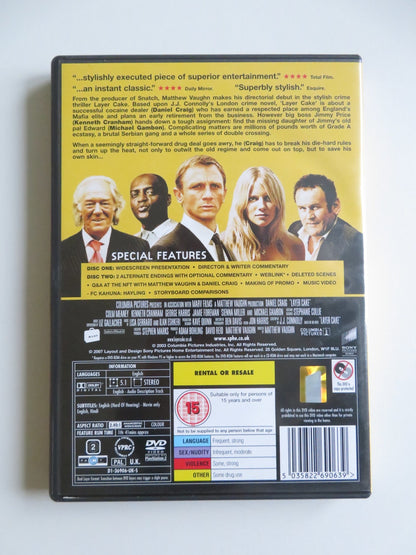 LAYER CAKE - 2 DISC EDITION - B (DVD) DANIEL CRAIG TOM HARDY 2004 REGION 2 Movie posters