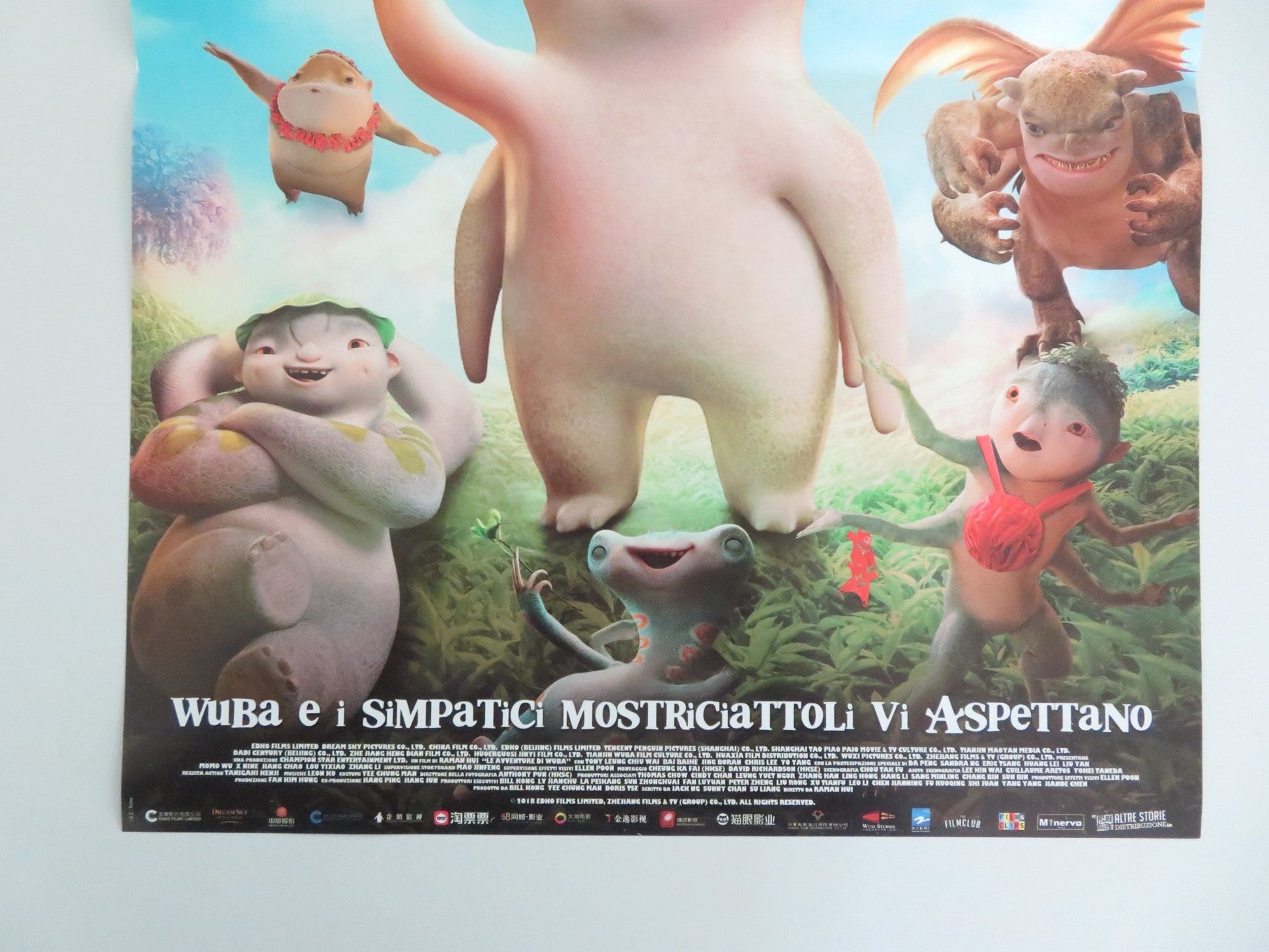 Le avventure di Wuba Italian Locandina Poster Leung Chiu - wai Baihe Bai 2018 Movie posters