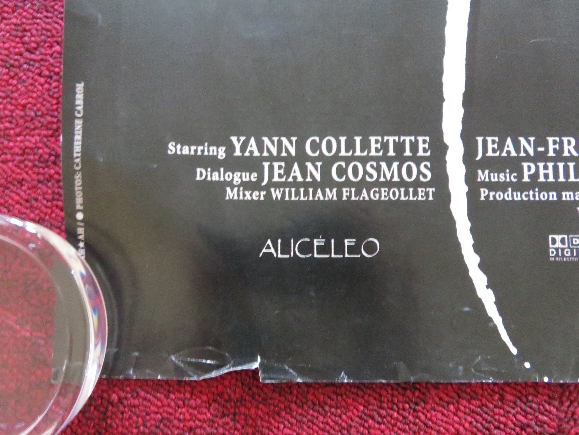 LE BOSSU UK QUAD ROLLED POSTER DANIEL AUTEUIL FABRICE LUCHINI 1997 Rendezvous Cinema Movie posters