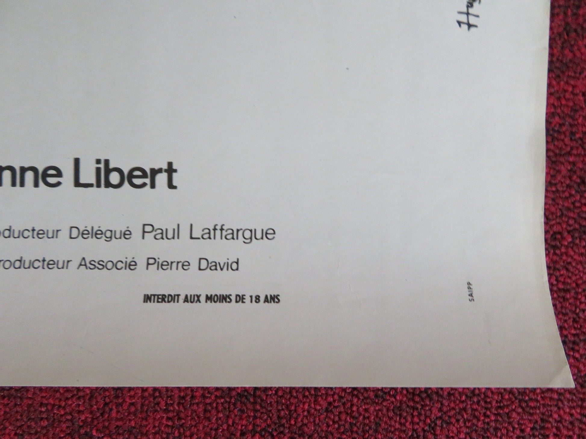 LE LIT... ZE BAWDY BED FRENCH POSTER ROLLED ALICE SAPRITCH MICHEL GALABRU 1974 Rendezvous Cinema Movie posters