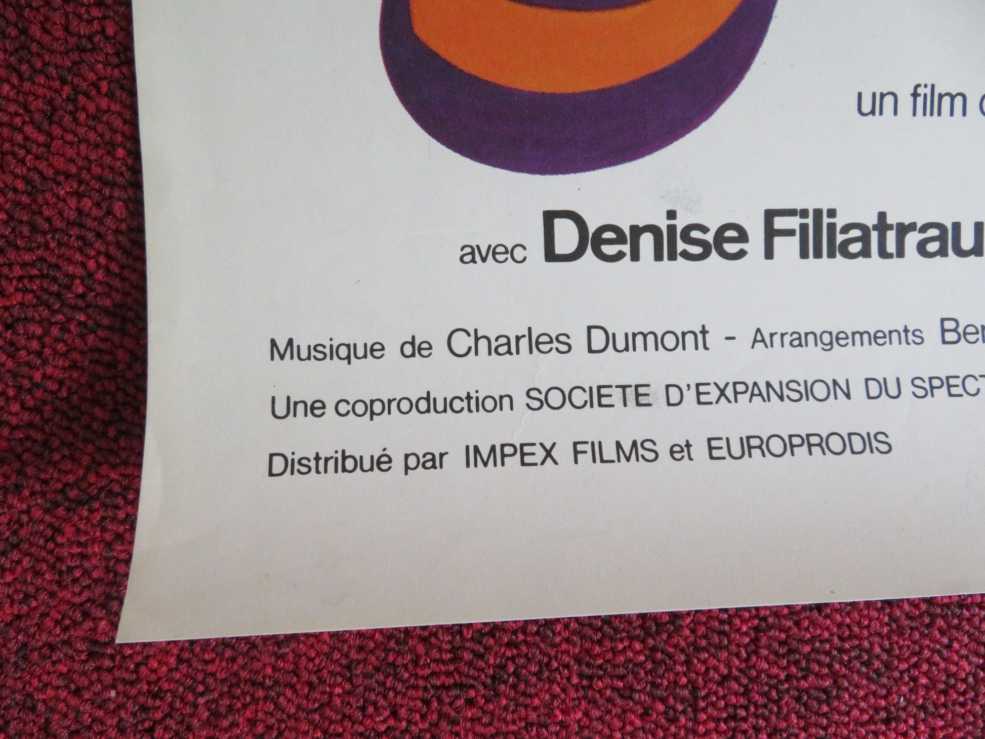 LE LIT... ZE BAWDY BED FRENCH POSTER ROLLED ALICE SAPRITCH MICHEL GALABRU 1974 Rendezvous Cinema Movie posters